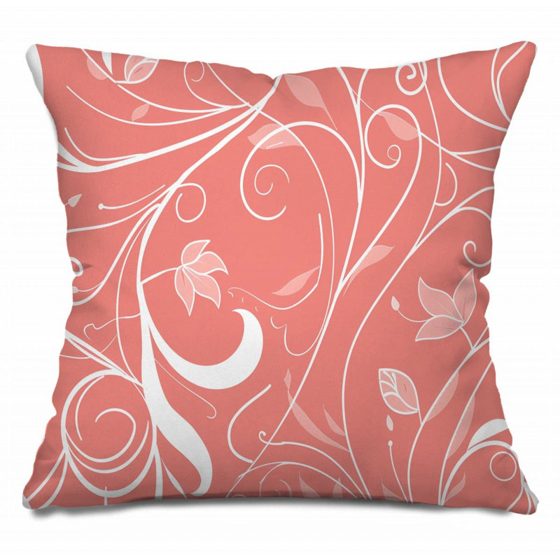 Coussin Floral, H 20 po x l 20 po