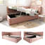 Metal Ottoman Storage Bed