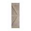 Porte de grange pliante en bois de pin noueux 80 po H avec trousse de quincaillerie-97865903-97865902