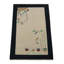 Rug & Kilim’S Chinese Deco Rug In White With Floral Patterns And Navy Border