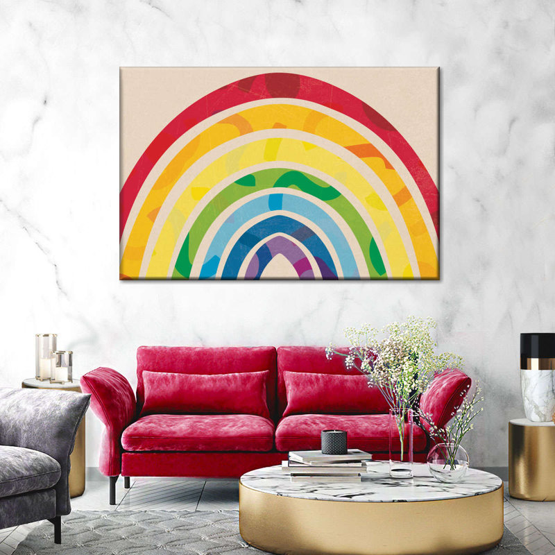 Impression sur toile LGBTQ, L 8 po x H 12 po x P 1 po
