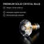 Ampoule DEL en forme de losange en cristal massif de style cristal, blanc chaud 3000K, ampoules à culot moyen E26 / 27 (base non incluse)-121723537