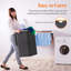 Bhargava Fabric Laundry Hamper with Handles-493853389-493853391