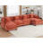Schmucker U Shaped Modular Sectional Sofa, Oversized Cloud Couch With Ottoman-977002082-977212267