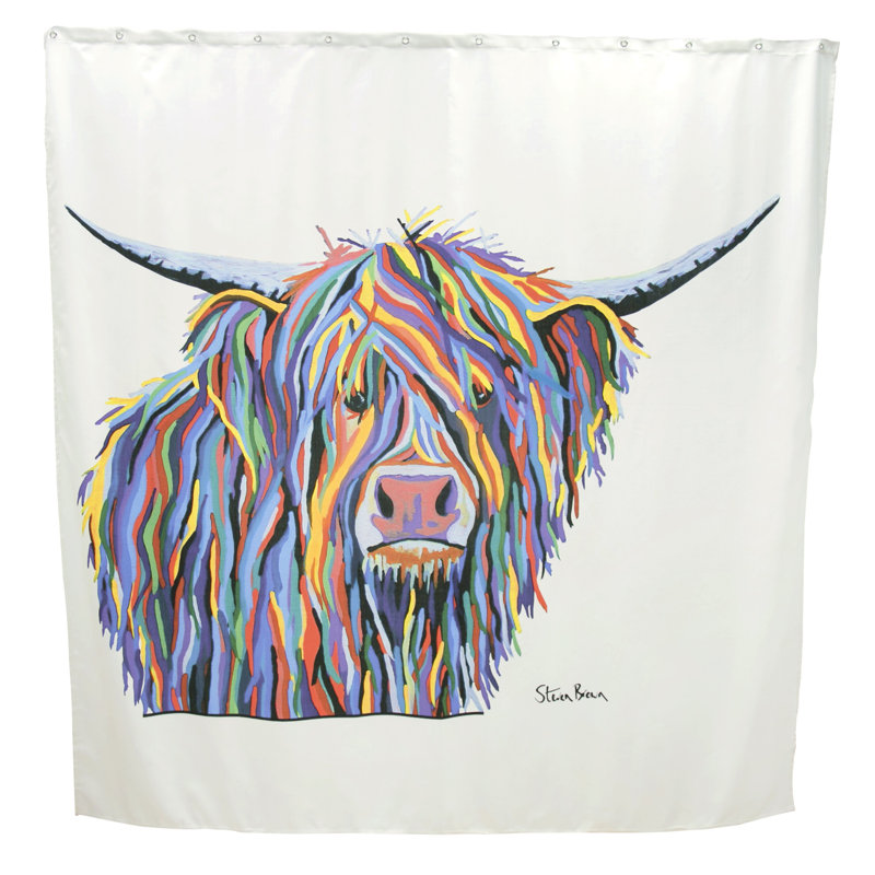 Rideau de douche Angus McCoo Art par Steven Brown