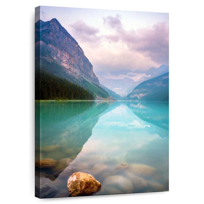 Alvord Calm Sunrise Lake Louise, H 48 po x l 32 po