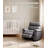Oversized Manual Recliner, PU Leather Recliner Chair with 1.5X Sponge Filling and Easy Recline Mechanism, Comfort Lazy Chair for Living Rooms and Bedrooms-1239420781