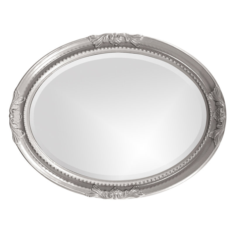 Traditional Beveled Wall and Accent Mirror, Nickel