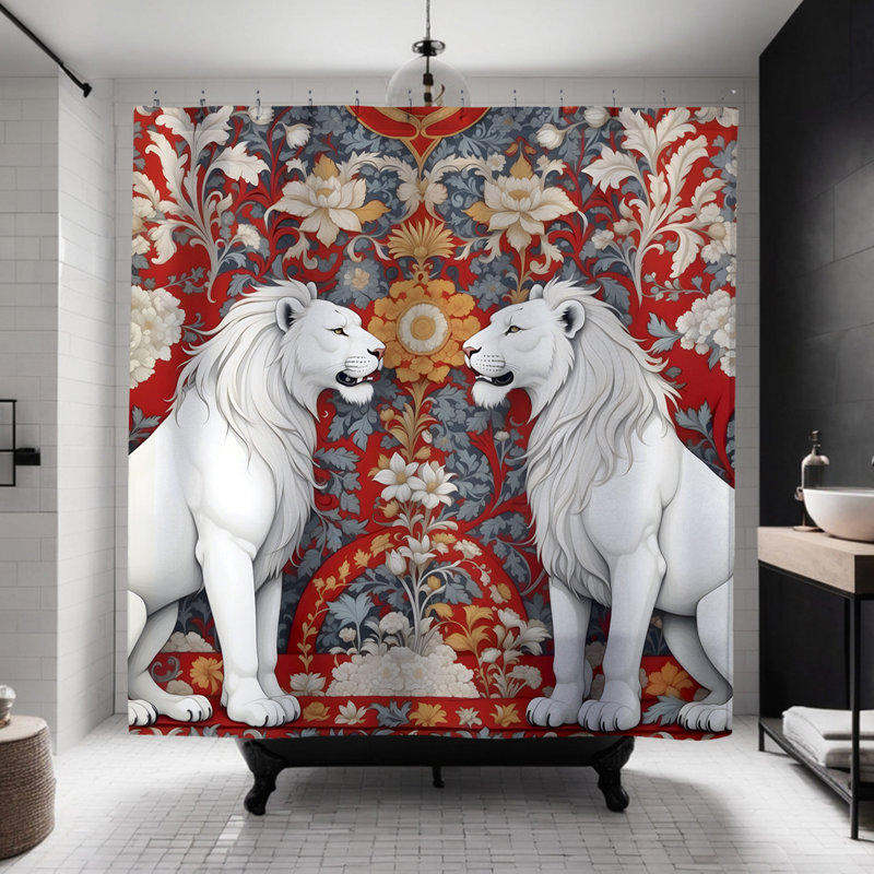 Rideau de douche Coolidge Lion