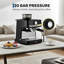 Machine à espresso, avec moulin, réservoir d'eau amovible de 1,5 L-121888011