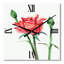 Horloge murale rose rouge avec boutons-606312030