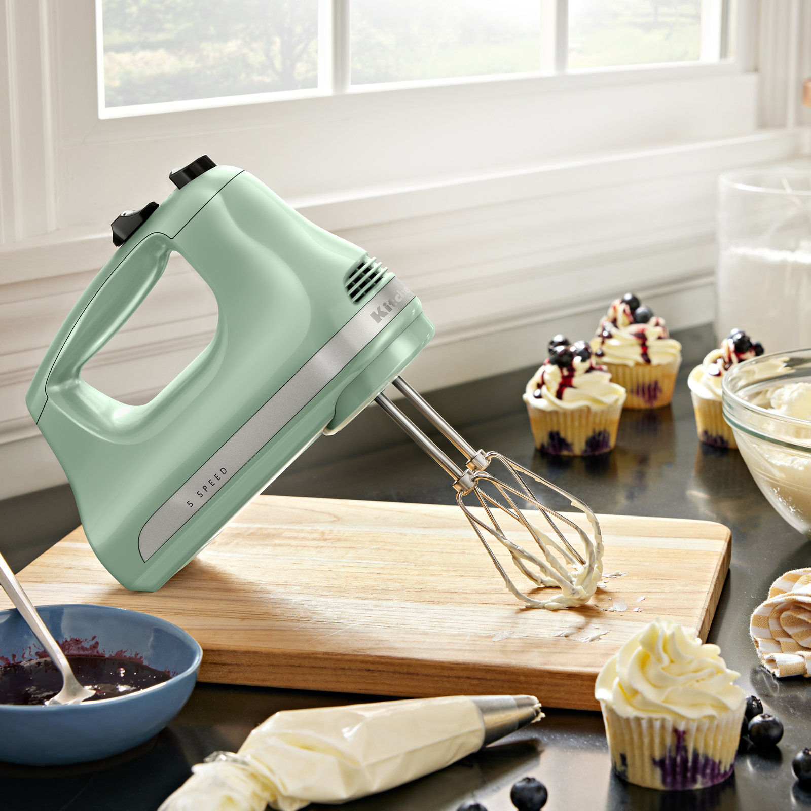 KitchenAid® 5-Speed Ultra Power™ Hand Mixer, Pistachio
