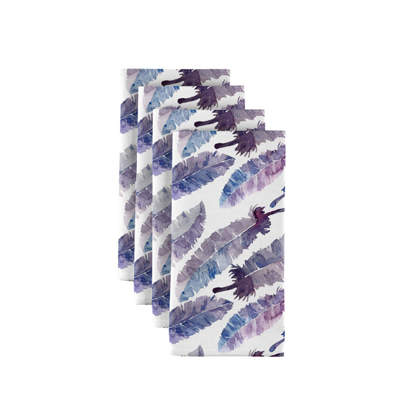 Liesl Polyester Abstract Square Napkin