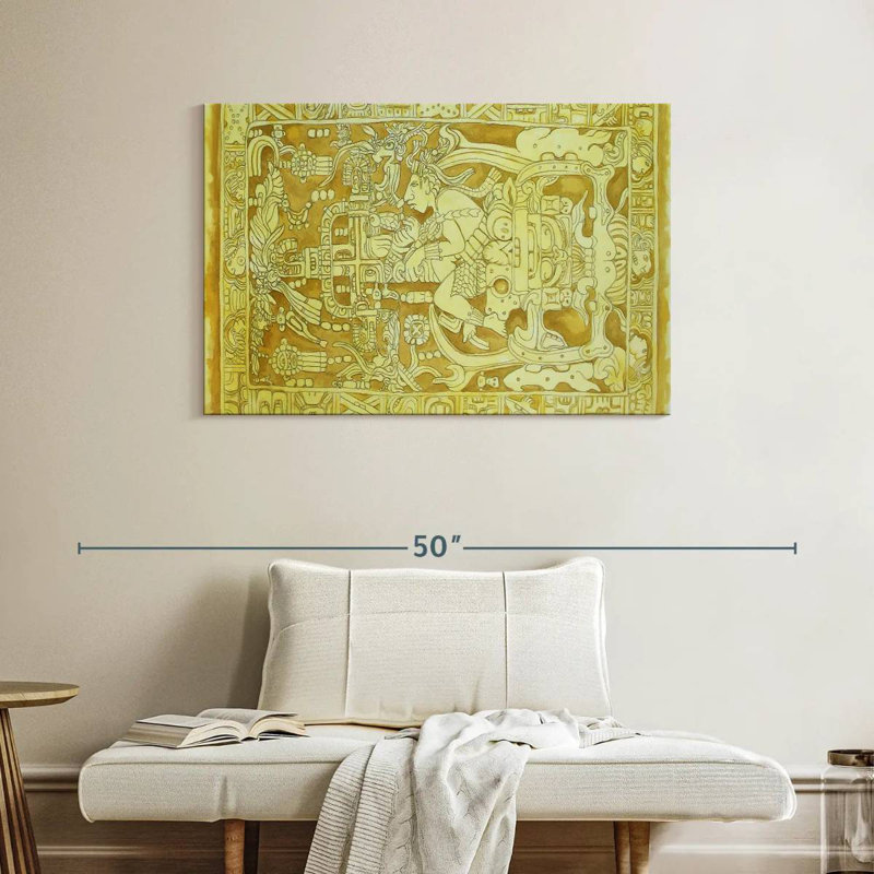 Adella Ancient Astronaut, 26" H x 39" W