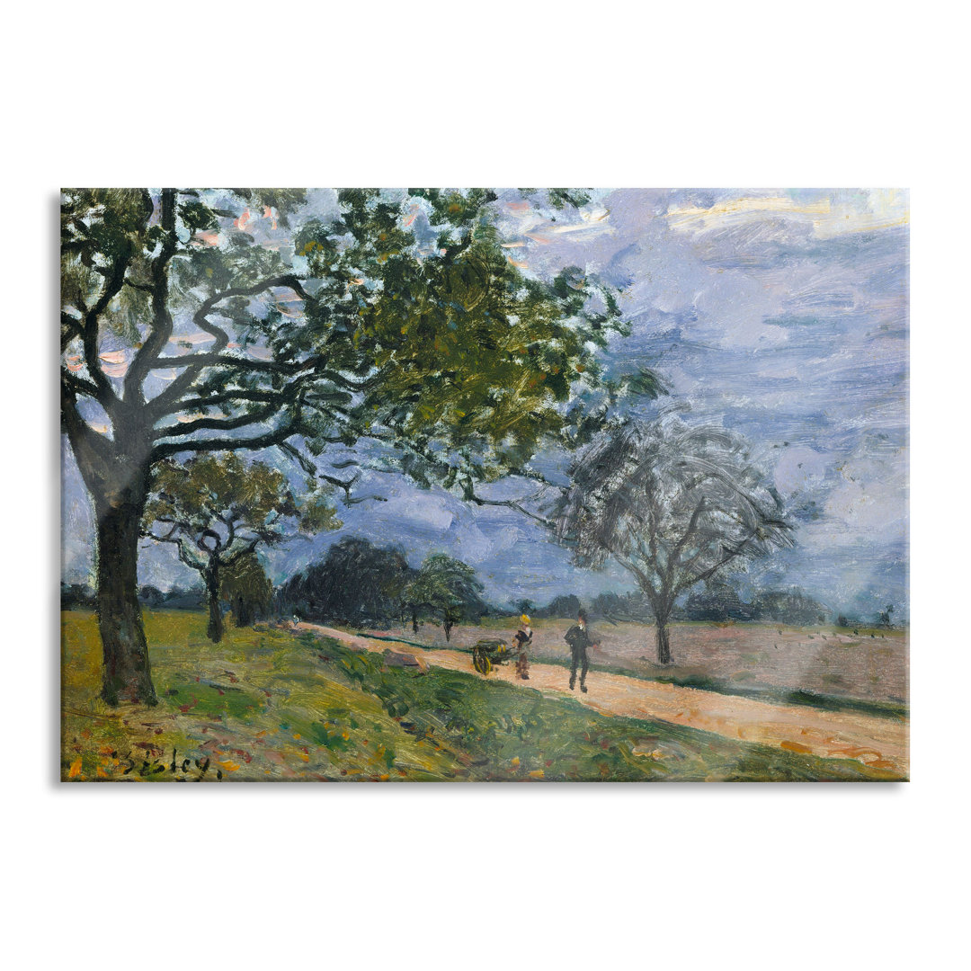 Glasbild Jas de Bouffan I von Paul Cézanne