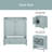 29.5'' Single Bathroom Vanity Base Only in Green