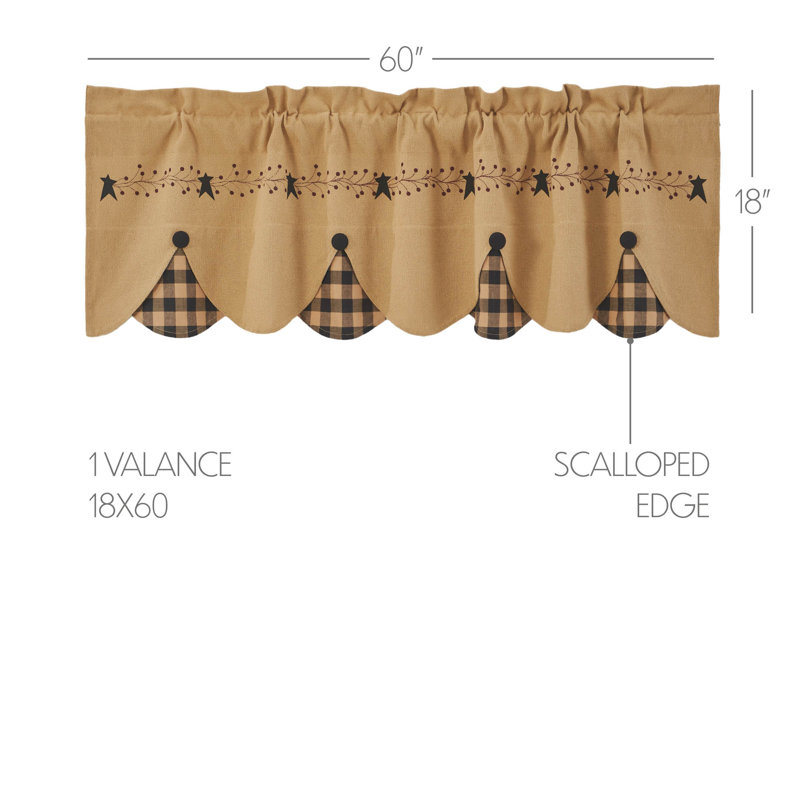 Leedom Cotton Tailored Window Valance