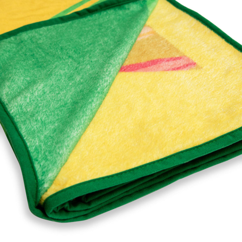 Crayola Crayon Box Retro Fleece Throw Blanket 45 x 60 Inches