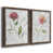 Toile avec cadre en noyer