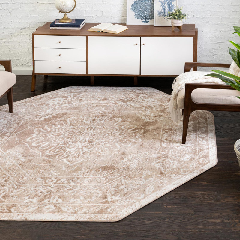 Oriental Indoor Rug, Octagon 7' x 7'