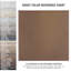 Quarry 6" x 6" Ceramic Bullnose Tile Trim in Flame Brown