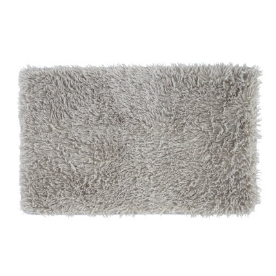 Cuddly Faux Fur Rectangle Bath Mat