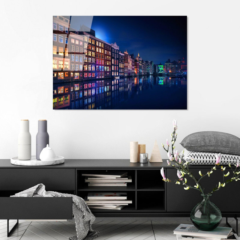 Stunning Tempered Glass Wall Art Painting, 27.6 x 39.4 inches | 100% Tempered Glass, Thickness: 0.16 inches | Elegant Home Decor for Living Room or Office, Durable & Easy to Clean, Perfect Gift Idea