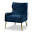 Velvet Wingback Chair-2030735435