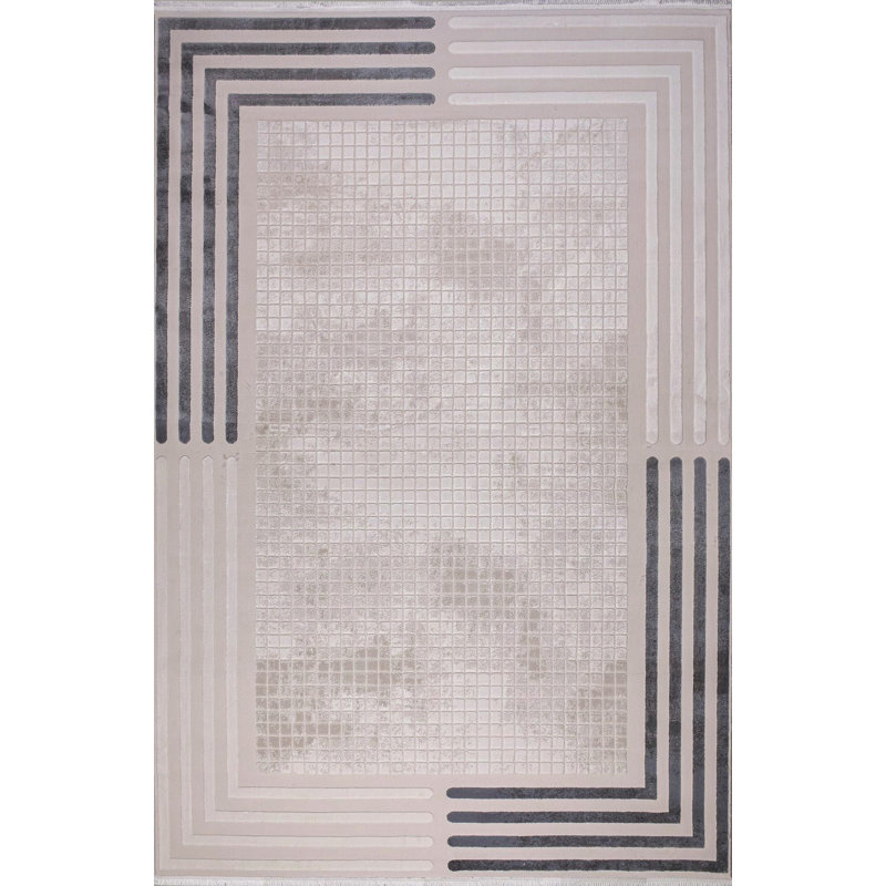 Naysa Solid Colour Area Rug, Rectangle 80 x 150cm