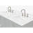 ARIEL Moille 60 Double Sink Bathroom Vanity with Top-313621312