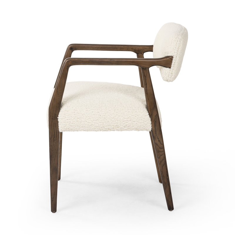 Tyler Upholstered Arm Chair, Cream