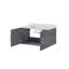 Meuble-lavabo gris foncé 36 po X P 22 po D, avec plateau en quartz blanc-117843553