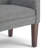 Upholstered Bench - Pebble Grey
