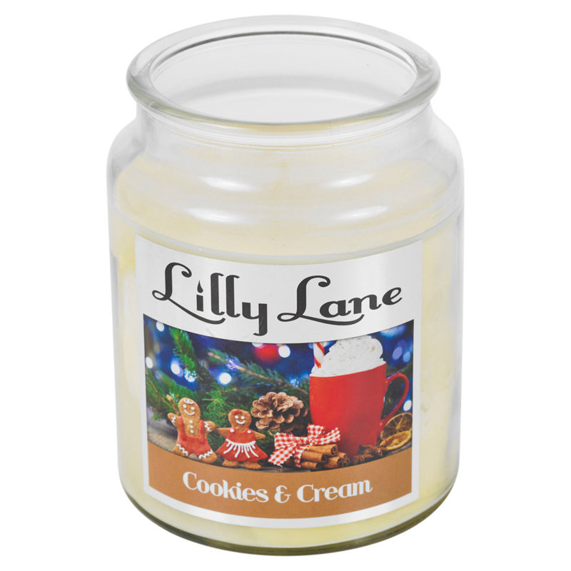 Cookies & Cream Scented Jar Candle