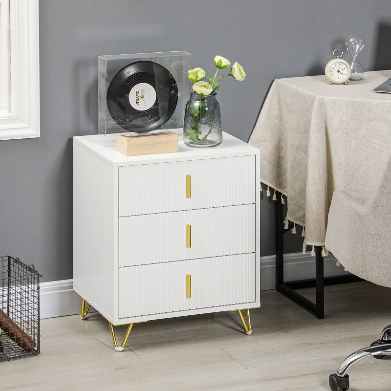 50 cm W Chest of 3 Drawers