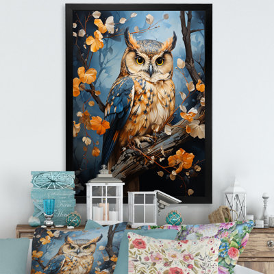 «Enchanted Forest Sentinels Owl I» sur toile