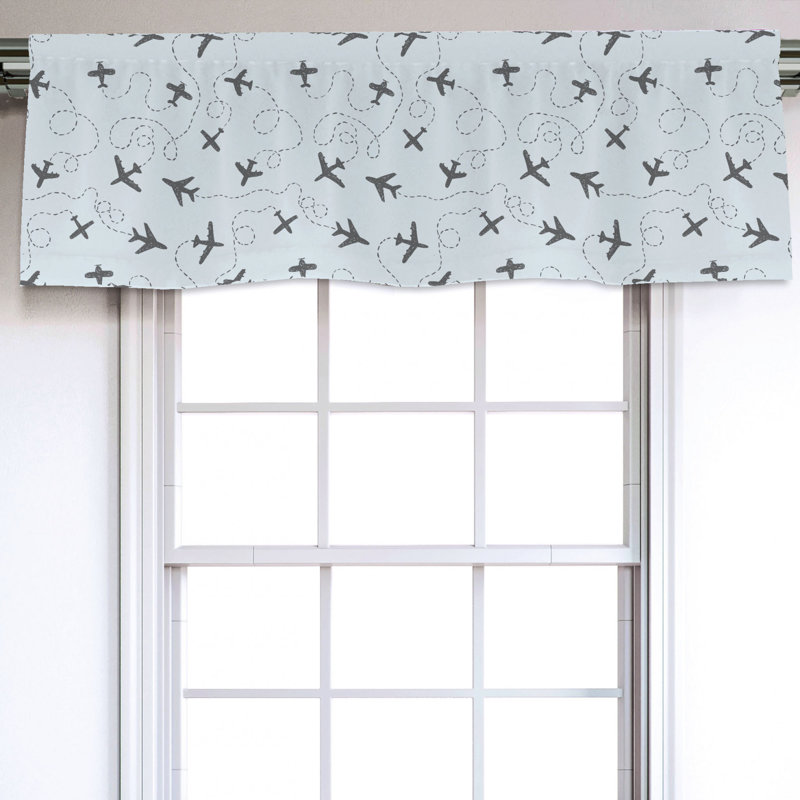 Sateen Ruffled Window Valance