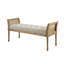 Banc décoratif de conception simple, confortable et durable, banc multifonctionnel