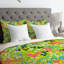 Collection de housse de couette floral contemporaine bouck