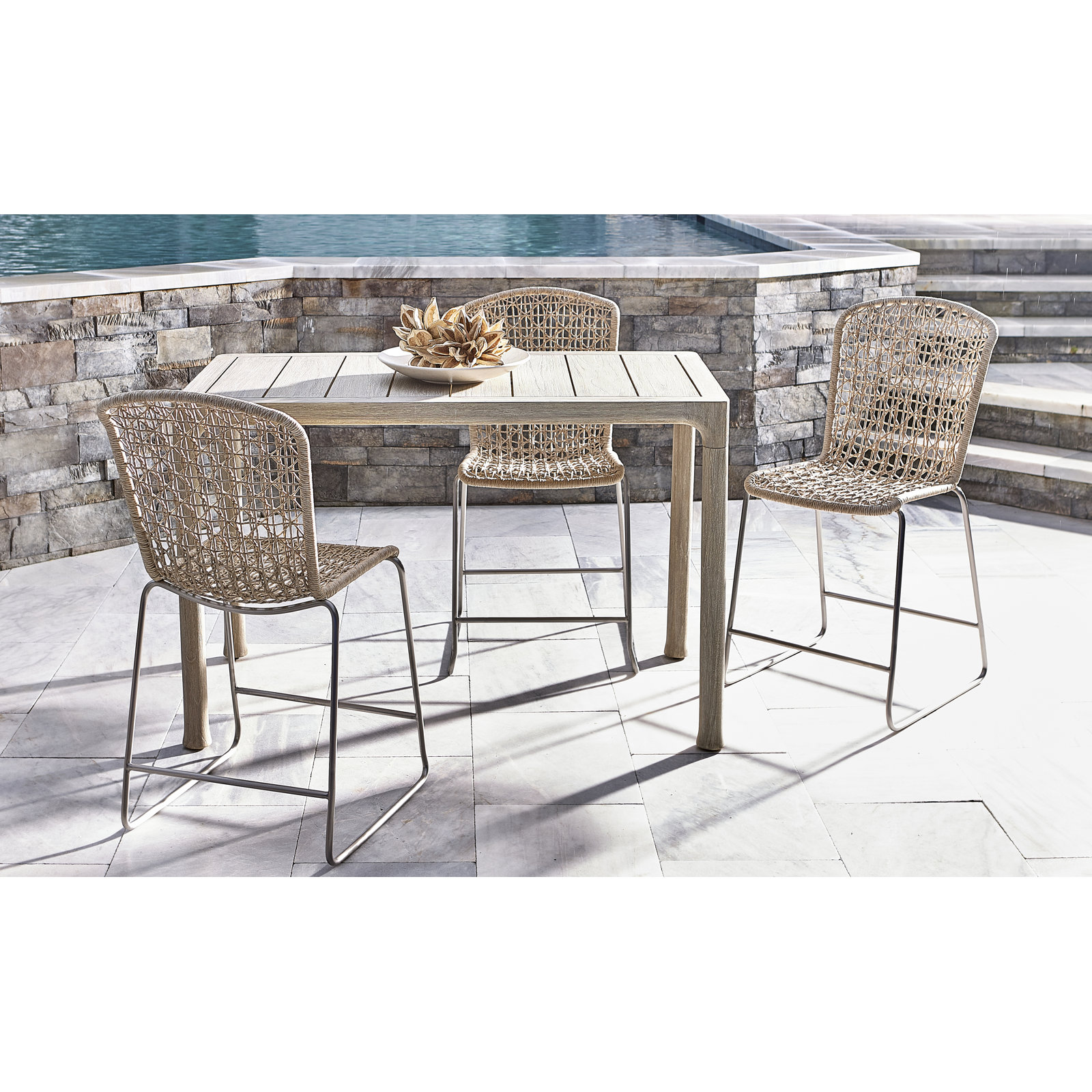 Carmel Wicker Outdoor 24'' Counter Stool