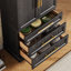 Grand garde-manger de style campagnard 78,2 po avec 8 tablettes de porte-1535971244