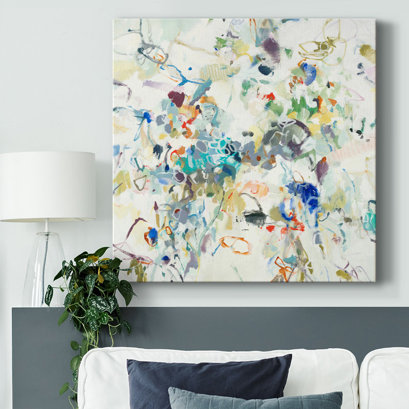 Party Time II-Gallery Wrapped Canvas, 16" H x 16" W x 1.5" D