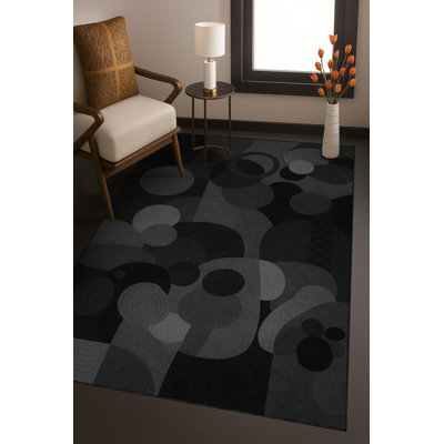 Tapis noir Mosso