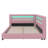 Full XL Size Upholstered Daybed With Integrated Storage, L-Shaped Layout With LED Strip And USB Connectors, Linen Fabric Bed Frame-1094767299-1094767302
