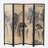 4-Panel Bamboo Folding Room Divider Screen