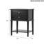 Élégante table de chevet minimaliste noire-1160917577