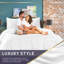 Ensemble de housse de couette de qualité supérieure Lincoln Collection - 100% satin de coton ultra doux-111721900