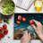 Ambesonne Cartoon Cutting Board Large Size Spacecraft Planet Space Multicolor