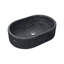Luxury Natural Marble Vessel Sink, 23.6" Oval Stone Basin, Solid One-Piece Carved, Above-Counter Vanity, Bowl for Master Bathroom (60cm x 40cm)