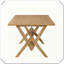Double V Table de salle à manger Robuste, durable, pratique, polyvalente et compacte-961913209